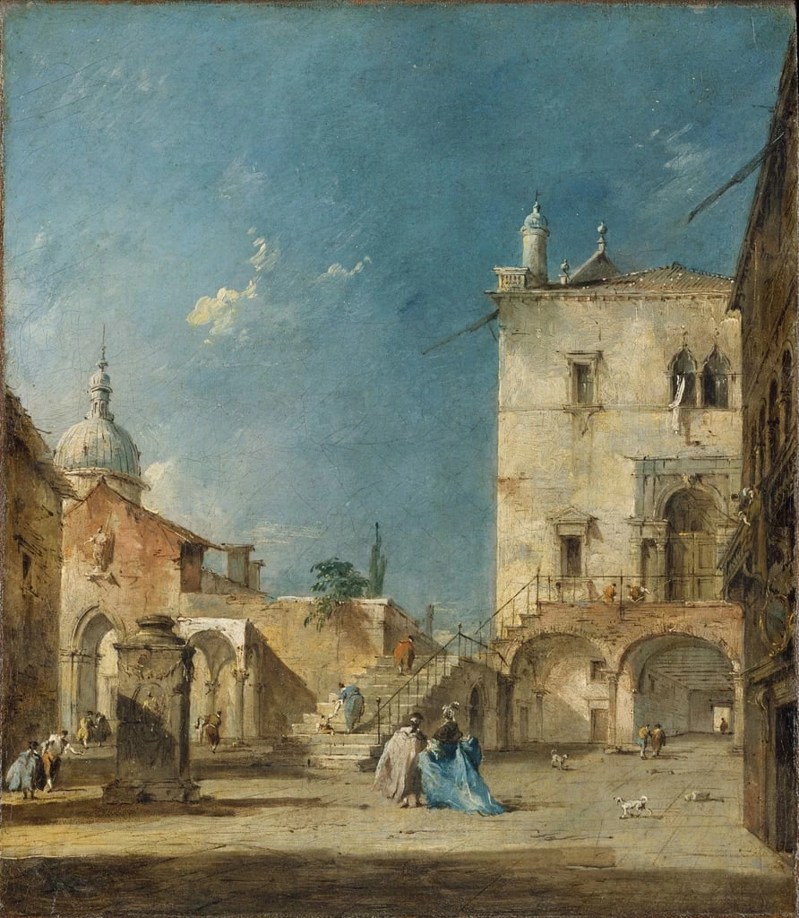 Vista immaginaria di una piazza - Metropolitan Museum of Art, New York
